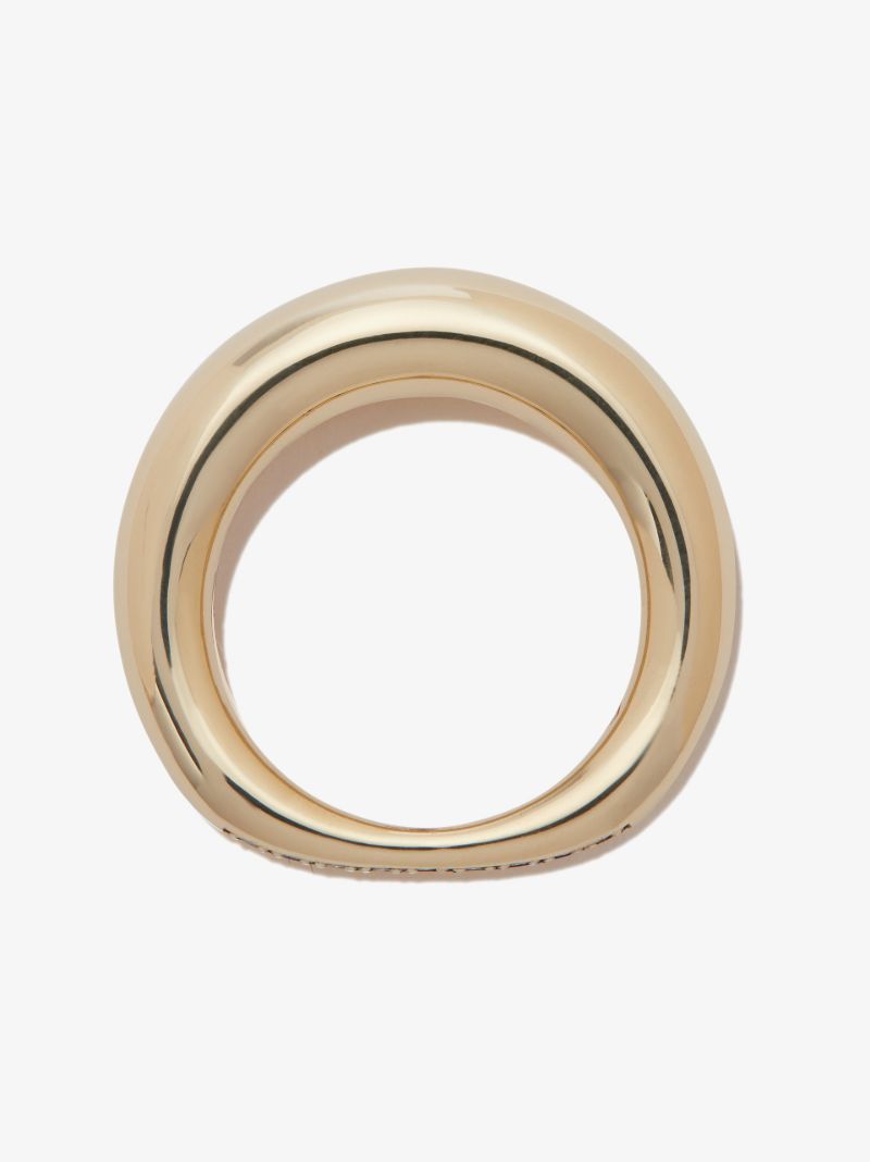 14k Yellow Gold Tapered Diamond Ring