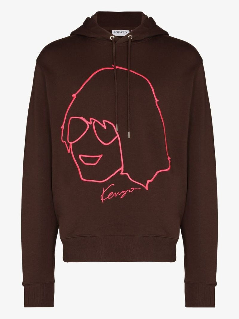 Tribute Print Cotton Hoodie