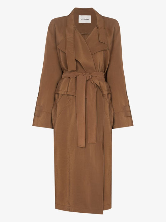 Double Collar Trench Coat