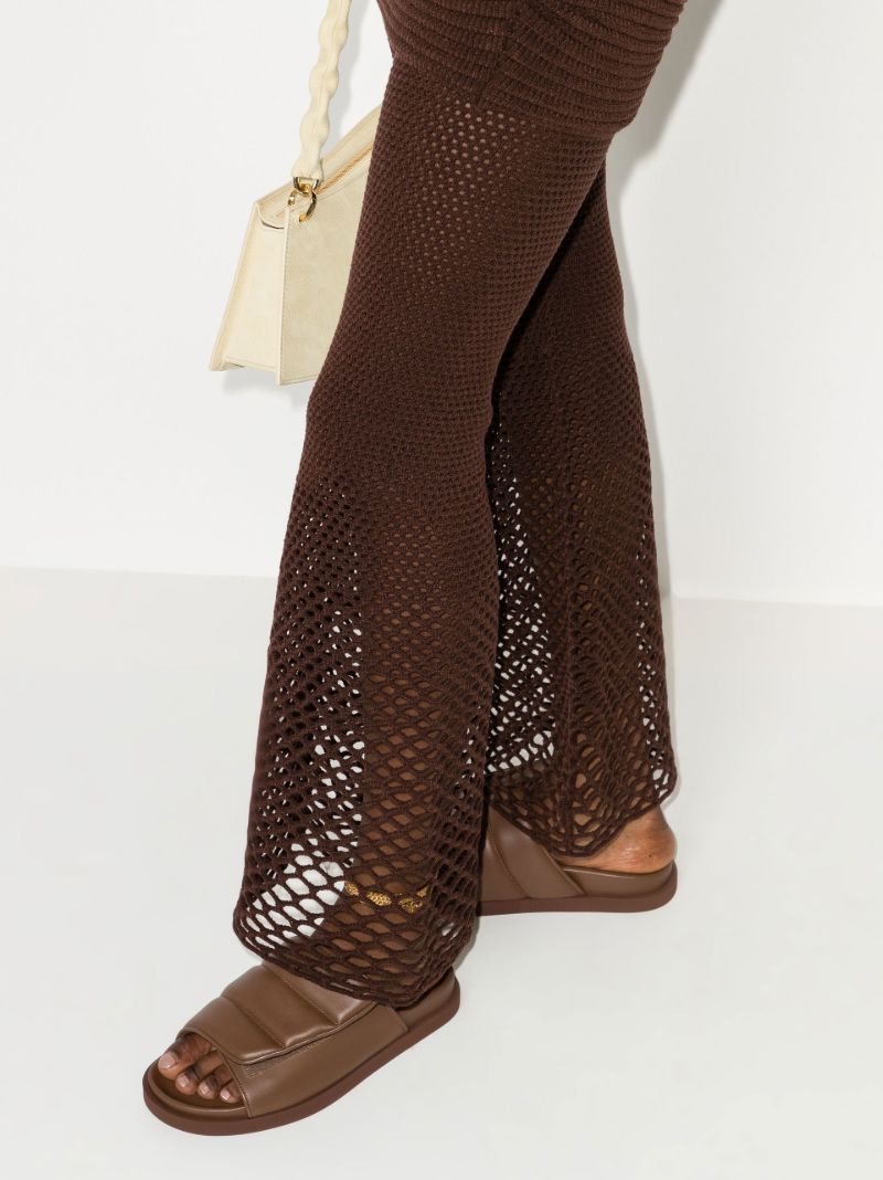 Brown Gia 03 Leather Sandals