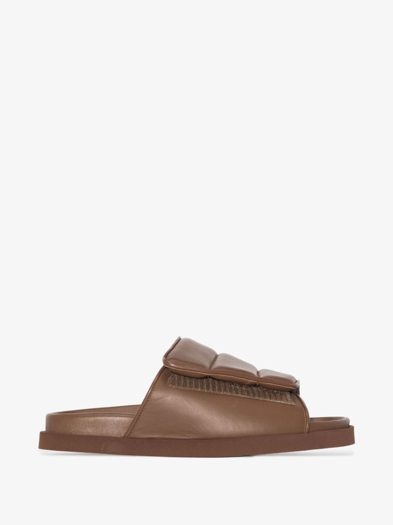 Brown Gia 03 Leather Sandals