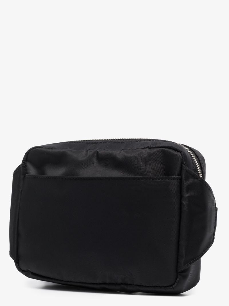 Black Buckled Cross Body Bag