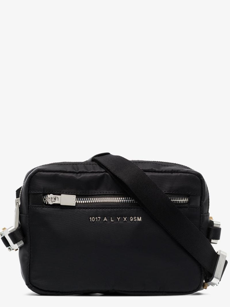 Black Buckled Cross Body Bag