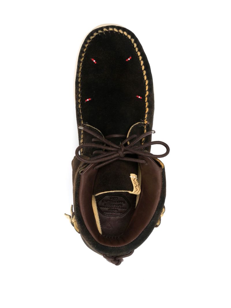 Brown Fbt Shaman-folk Suede Desert Boots