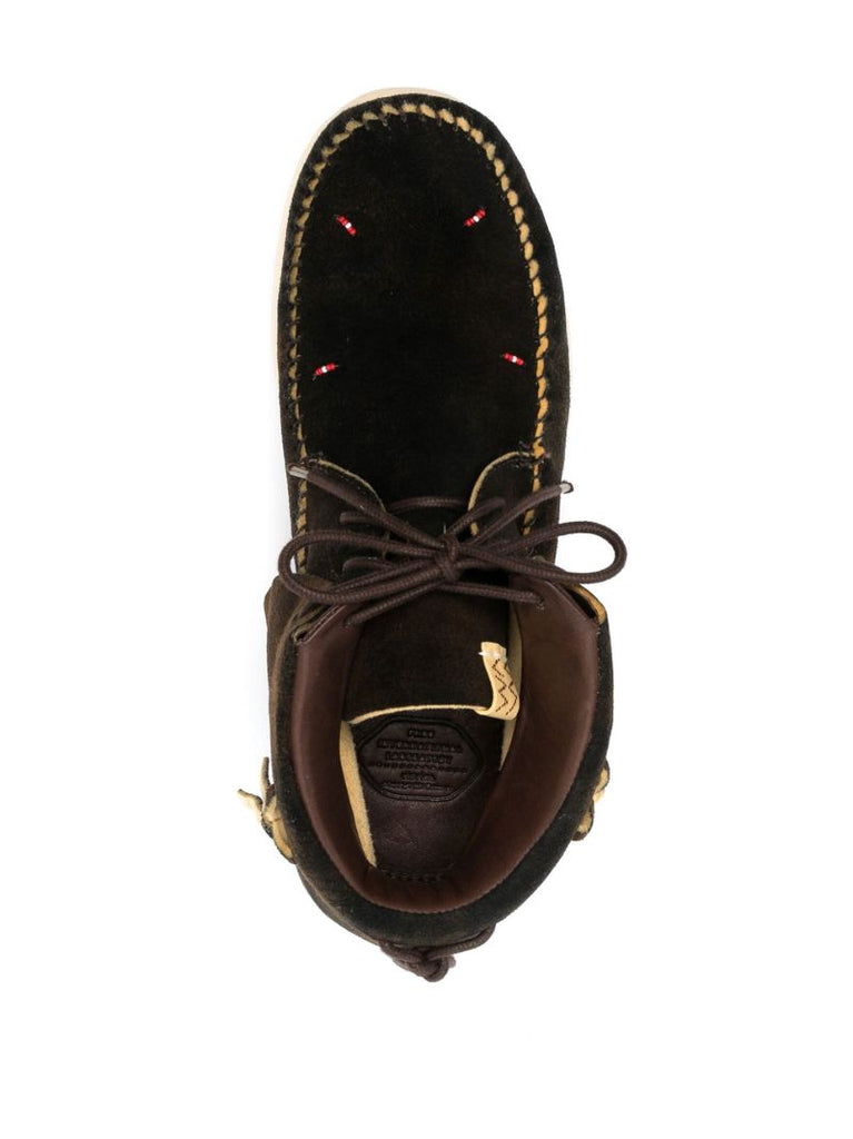 Brown Fbt Shaman-folk Suede Desert Boots
