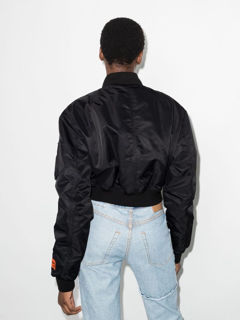 World Wide Print Bomber Jacket