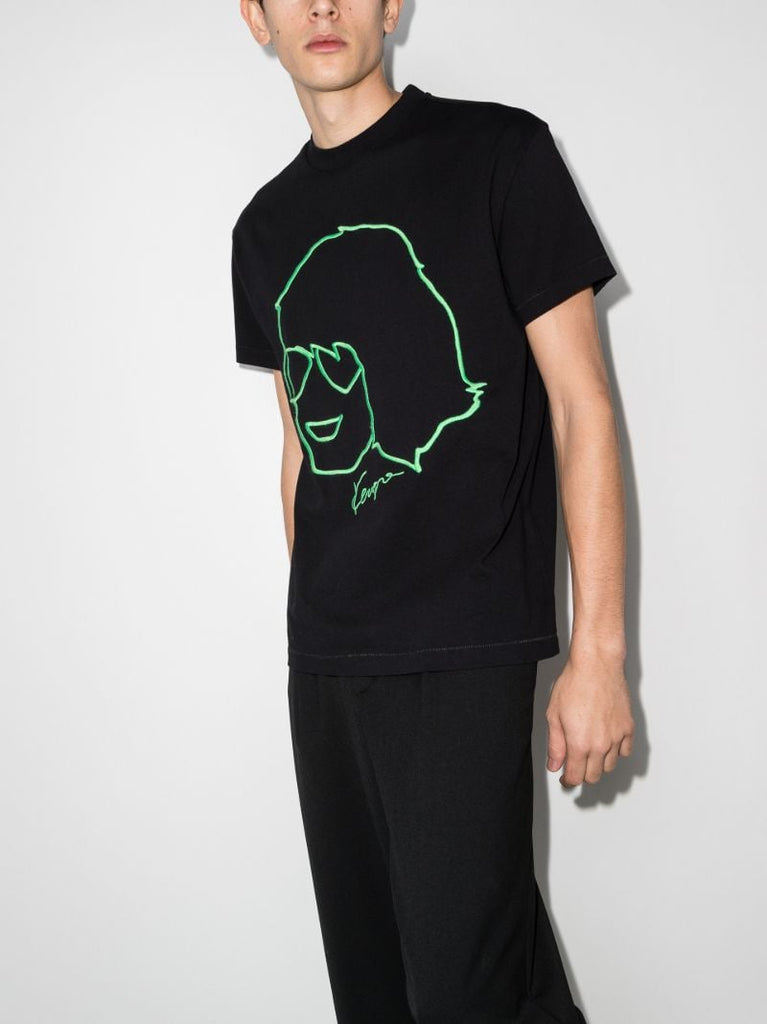 Tribute Print Cotton T-shirt