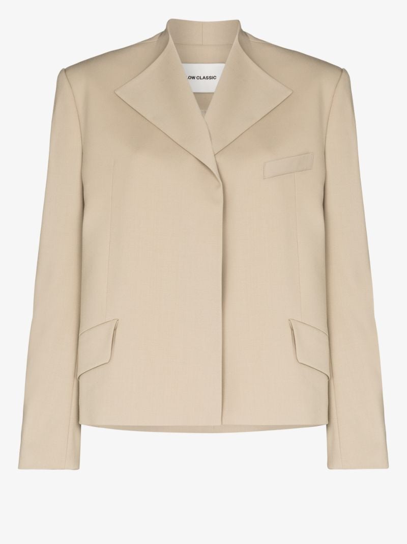 Point Lapel Blazer