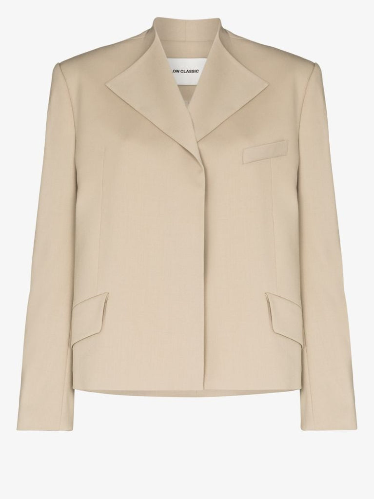 Point Lapel Blazer