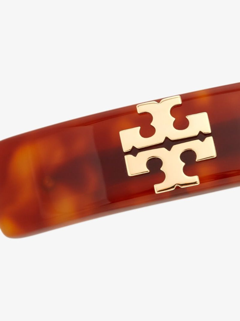 Brown Kira Logo Hair Clip