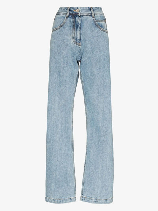 High Waist Straight Fit Jeans