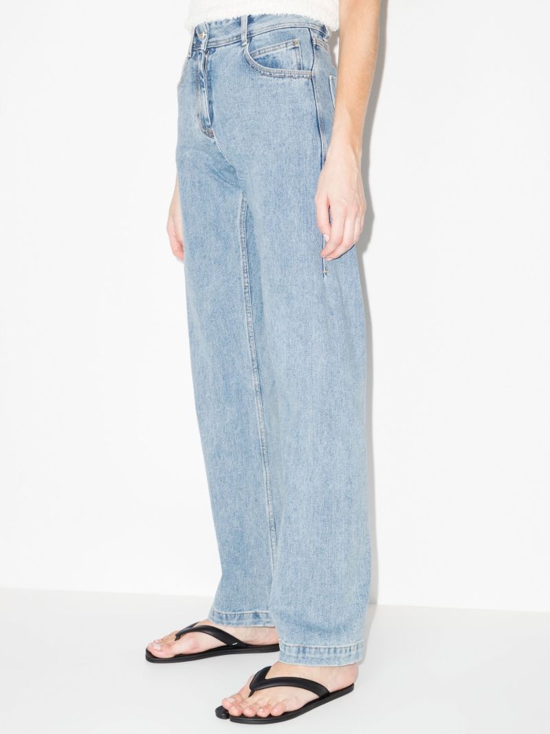 High Waist Straight Fit Jeans