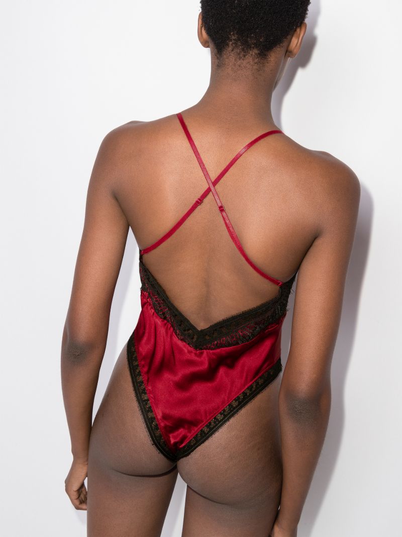 Freya Plunge Silk Bodysuit