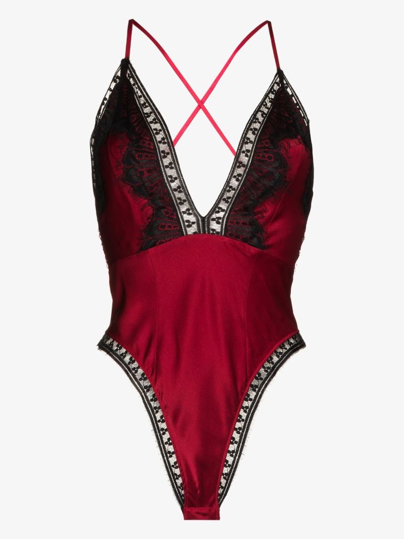 Freya Plunge Silk Bodysuit