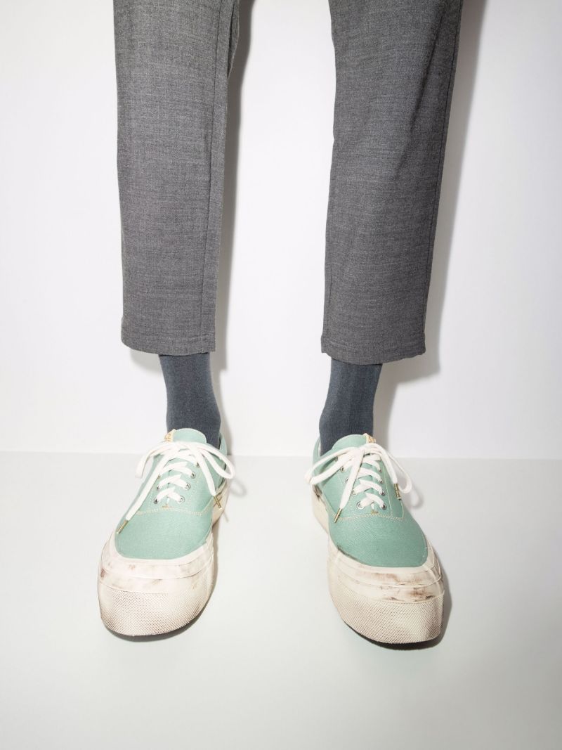 Green Logan Deck Ii G.patten Low Top Sneakers