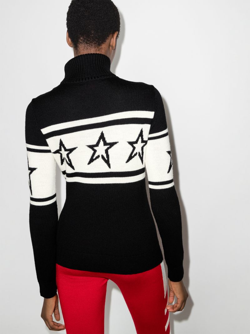 Black Chopper Merino-wool Sweater
