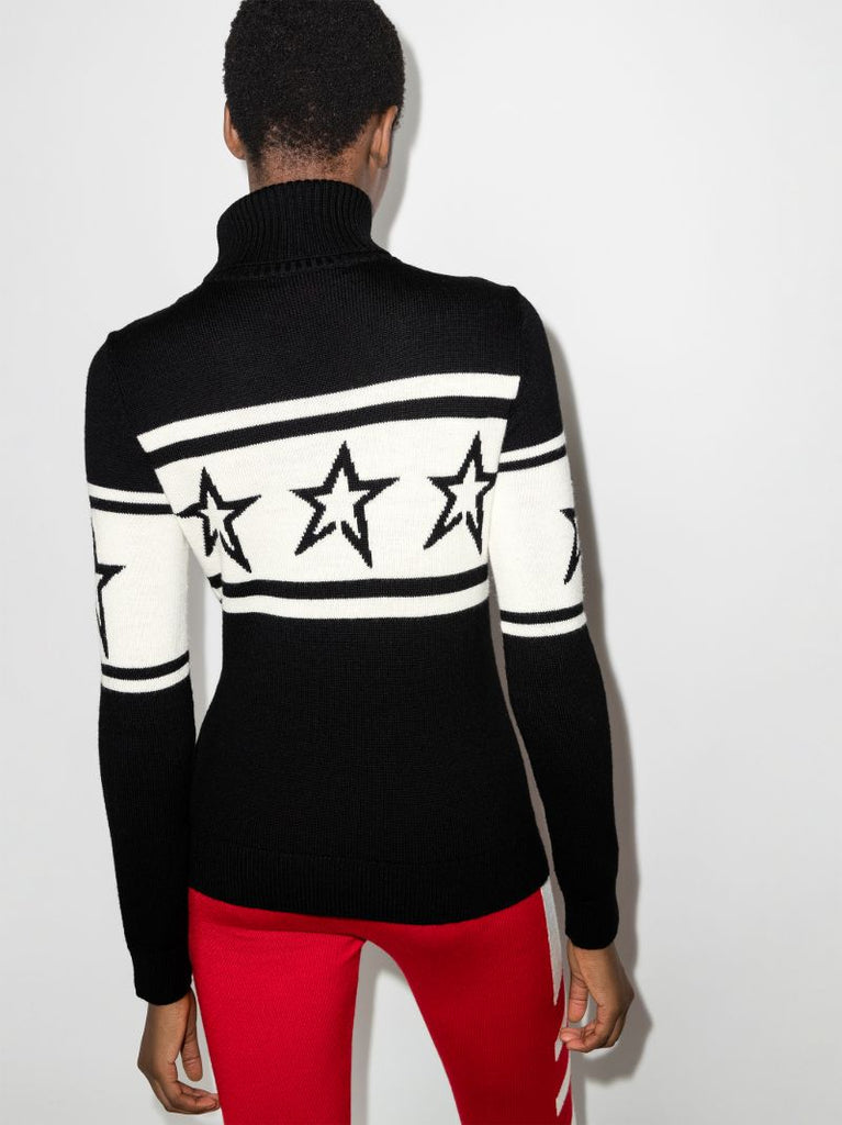 Black Chopper Merino-wool Sweater