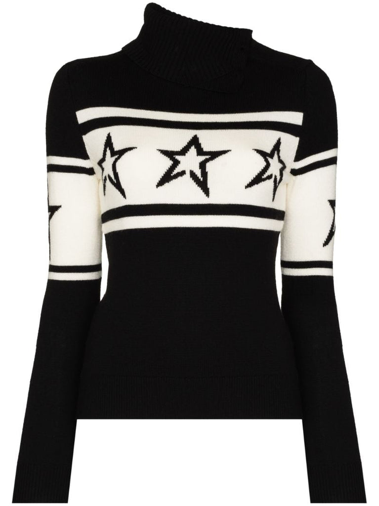 Black Chopper Merino-wool Sweater