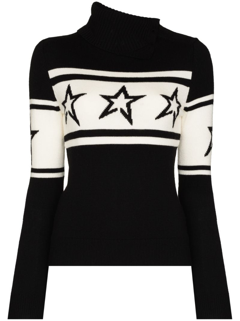 Black Chopper Merino-wool Sweater