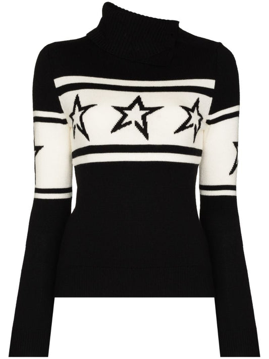 Black Chopper Merino-wool Sweater