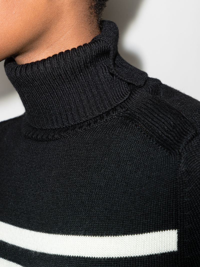 Black Chopper Merino-wool Sweater