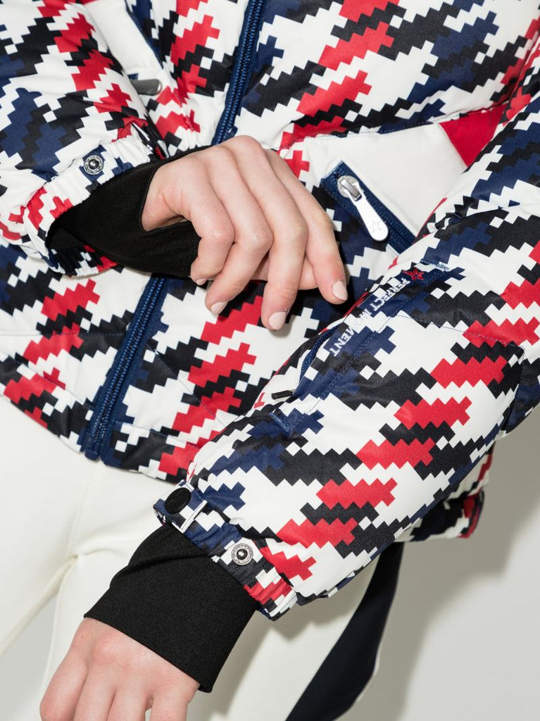 AprÃ_x0083_Â¨s Duvet Houndstooth Ski Jacket