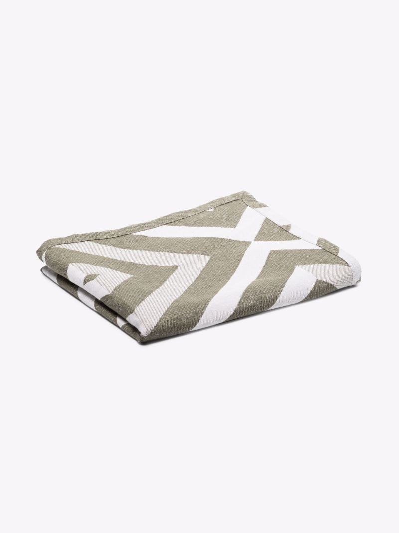 Green Beach Towel