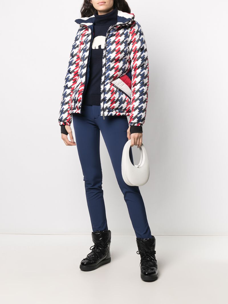AprÃ_x0083_Â¨s Duvet Houndstooth Ski Jacket