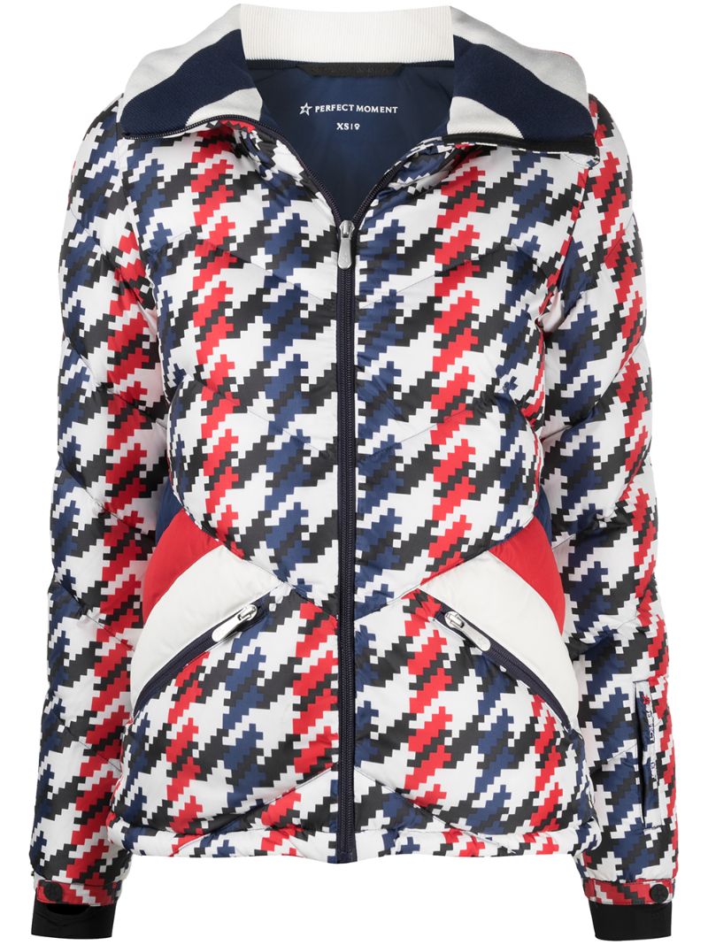 AprÃ_x0083_Â¨s Duvet Houndstooth Ski Jacket