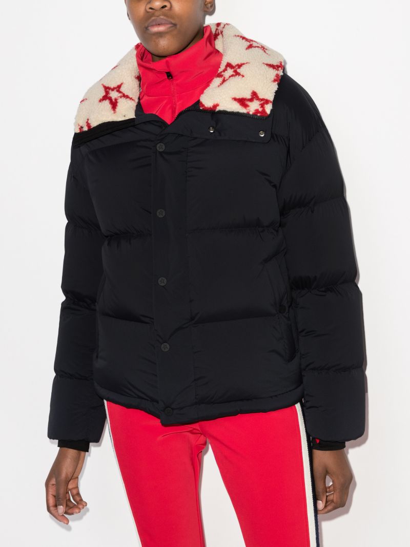 Jojo Contrast Collar Puffer Ski Jacket