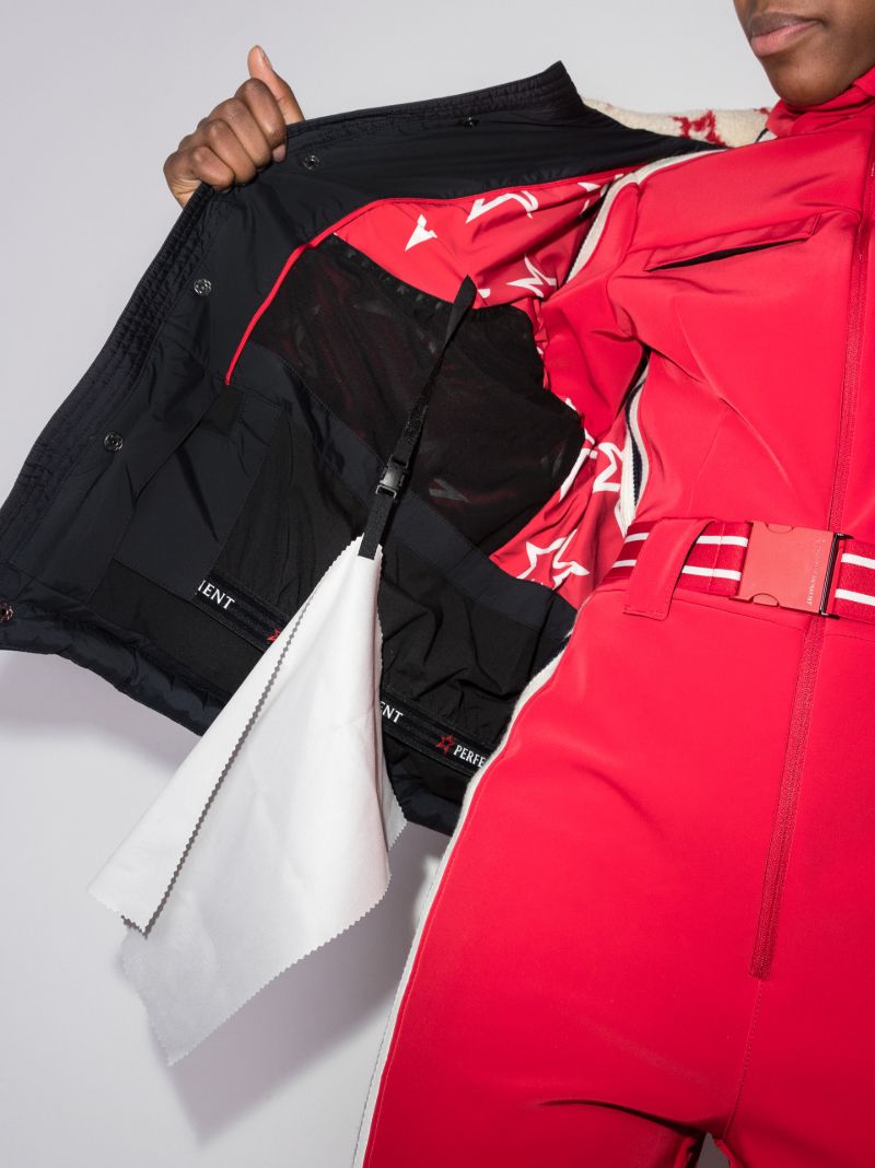 Jojo Contrast Collar Puffer Ski Jacket