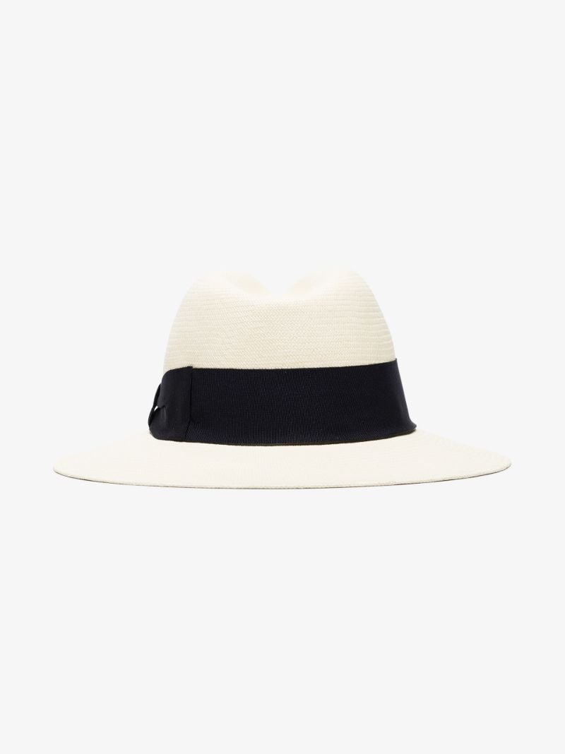 White Rafael Wide Panama Hat