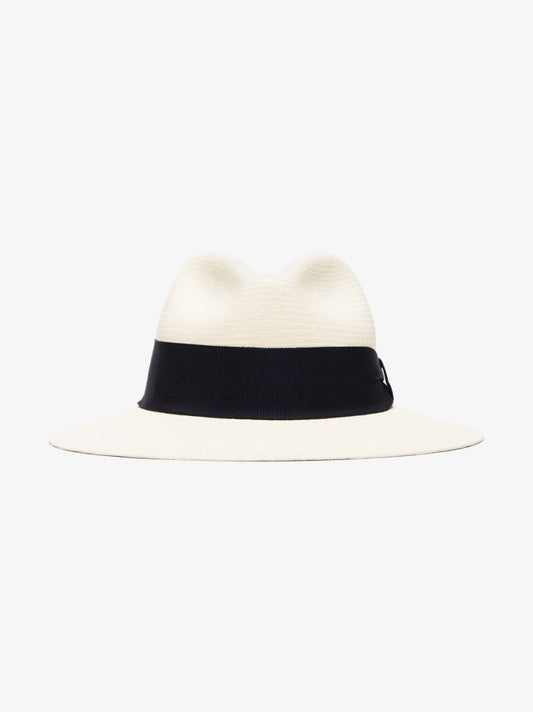White Rafael Wide Panama Hat