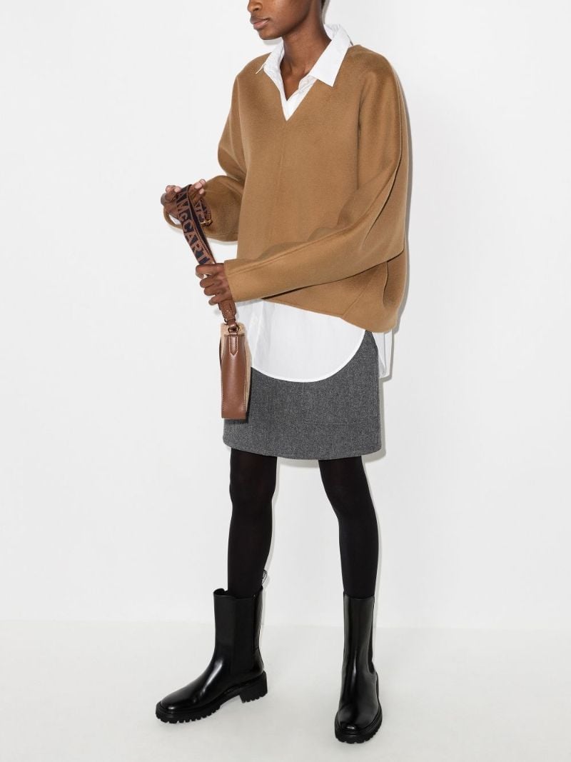 Cropped Wool Sweater