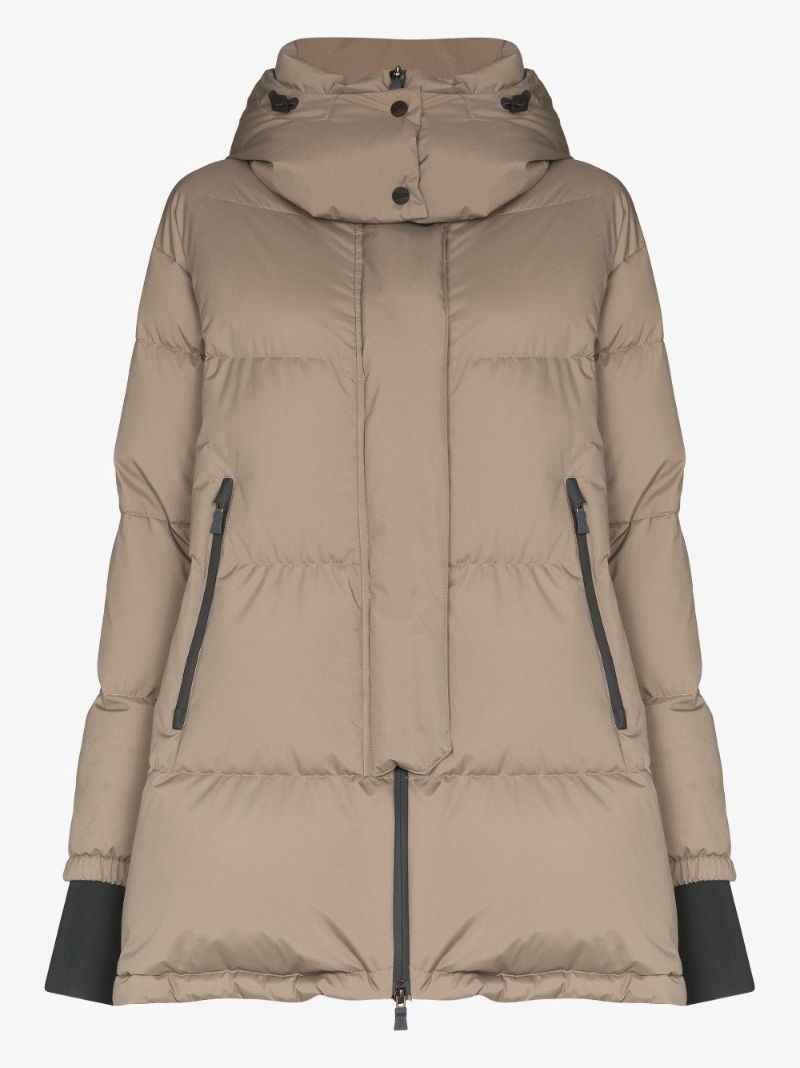 Hooded Padded Down Coat