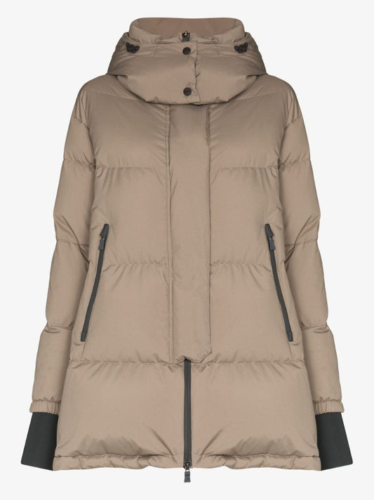 Hooded Padded Down Coat