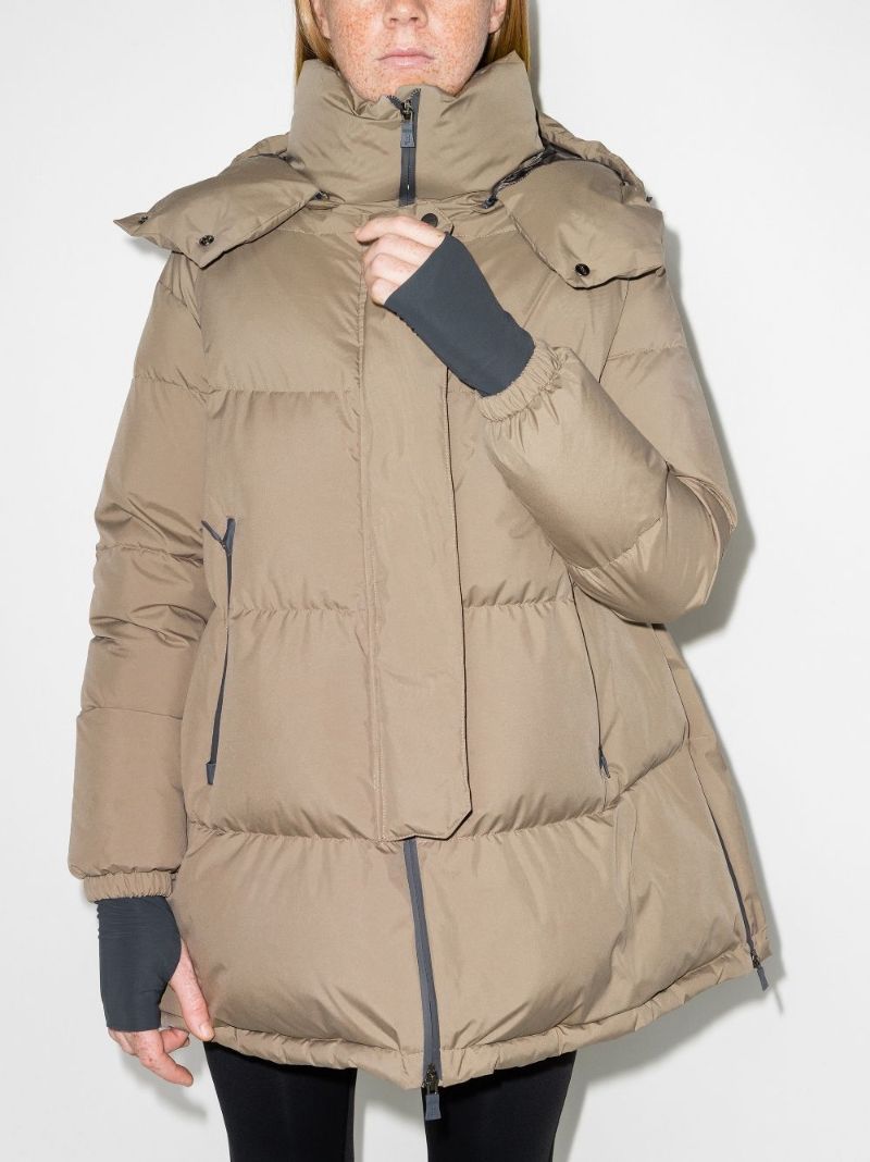 Hooded Padded Down Coat