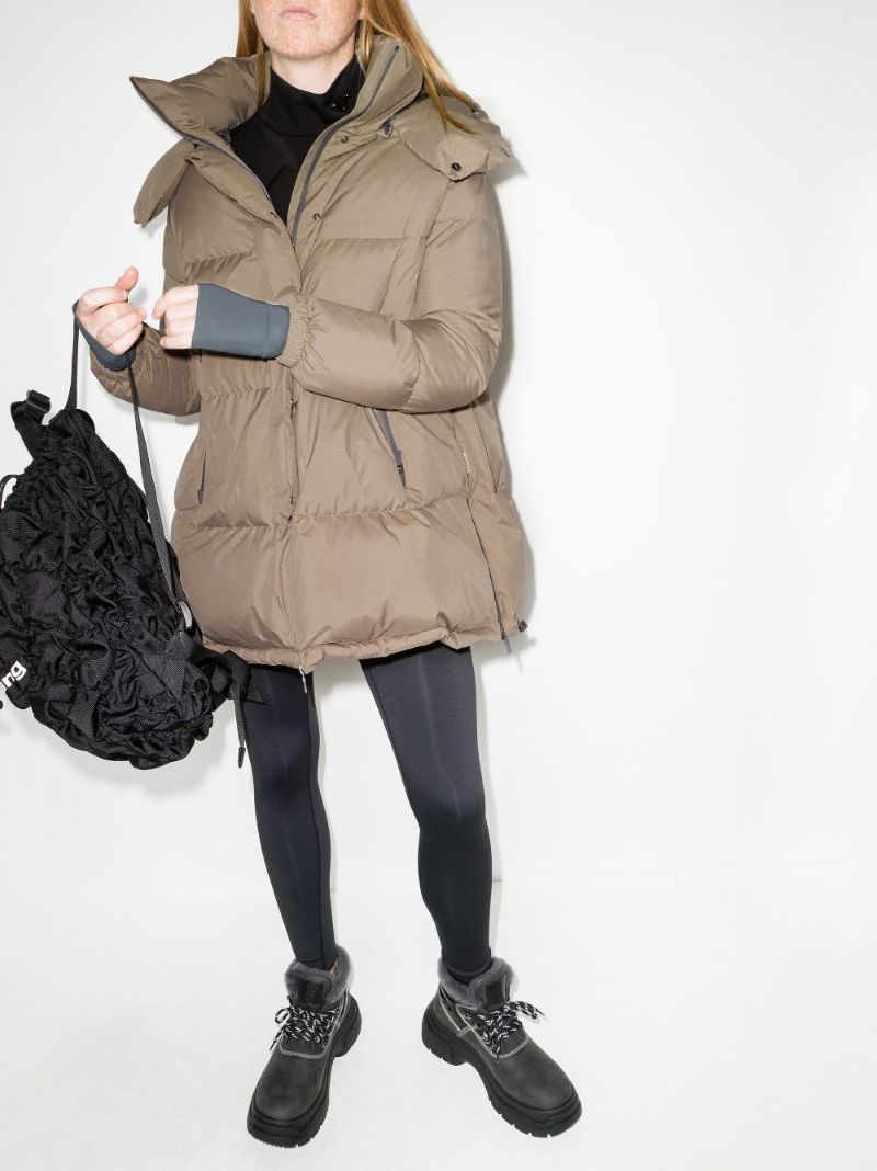 Hooded Padded Down Coat
