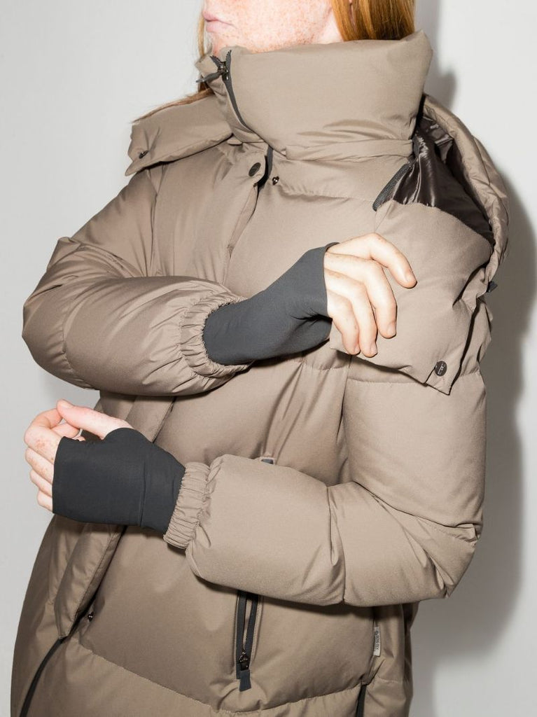 Hooded Padded Down Coat