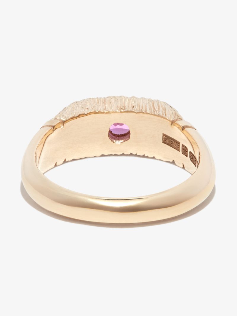 9k Yellow Gold Hand Me Down Sapphire Ring