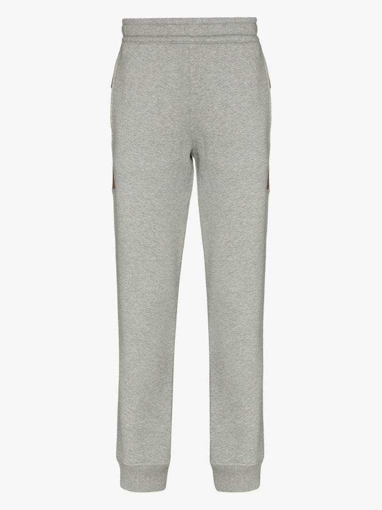 Grey Panelled Track Pants
