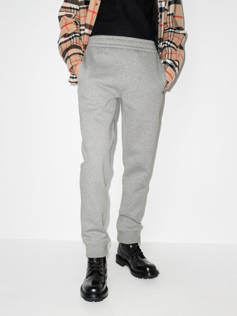 Grey Panelled Track Pants