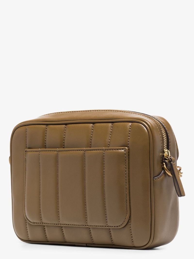 Green Kira Quilted Leather Camera Bag