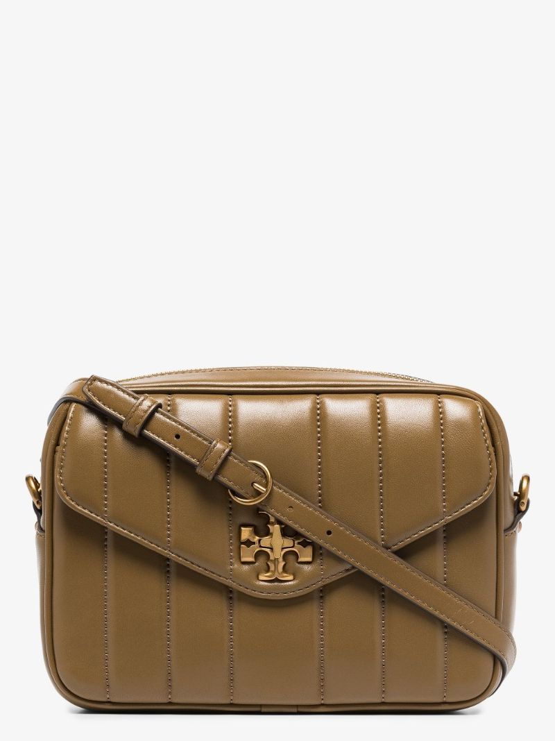 Green Kira Quilted Leather Camera Bag
