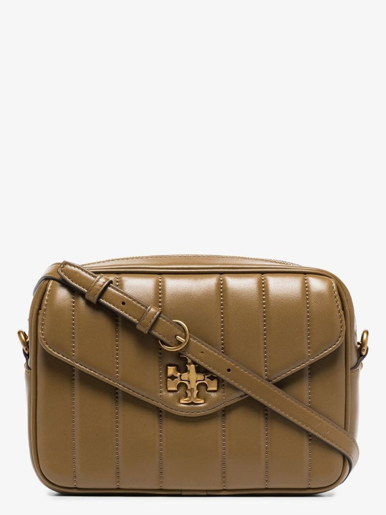 Green Kira Quilted Leather Camera Bag
