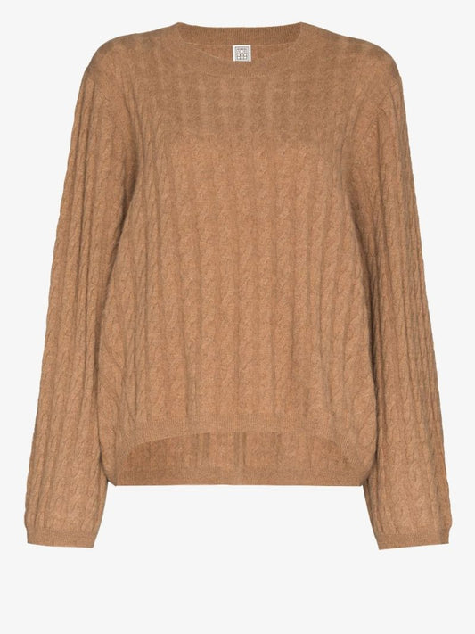 Cable Knit Cashmere Sweater