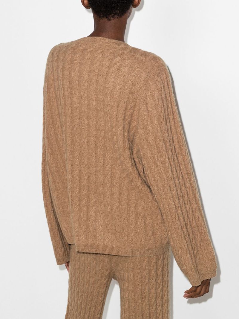 Cable Knit Cashmere Sweater