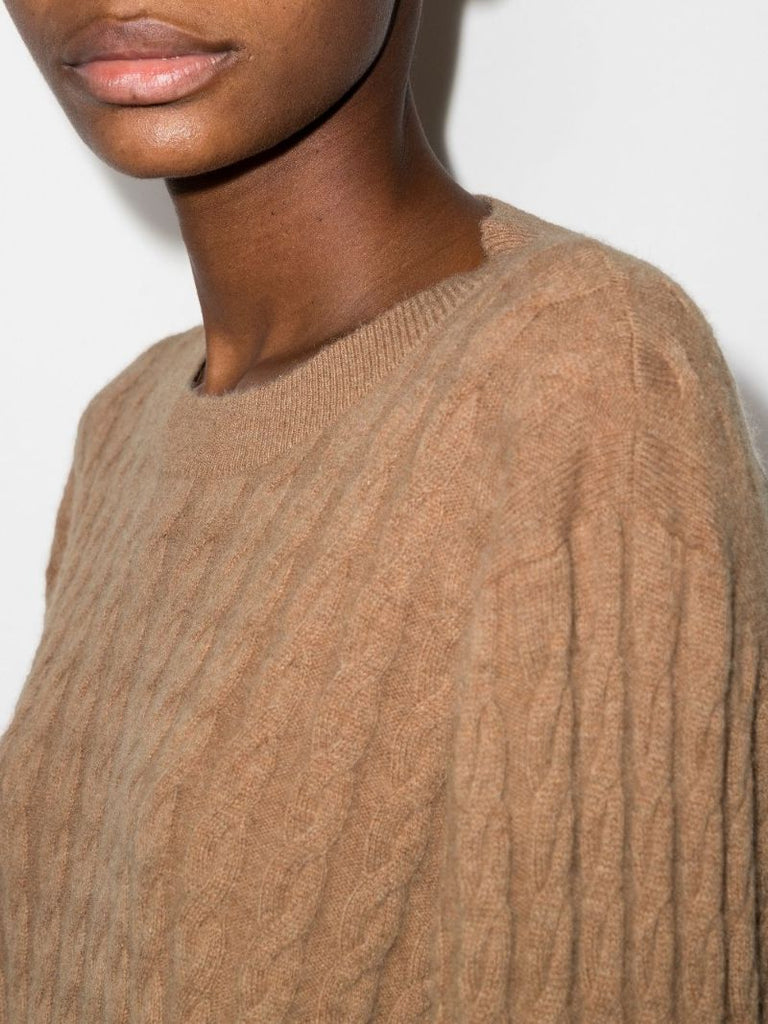 Cable Knit Cashmere Sweater