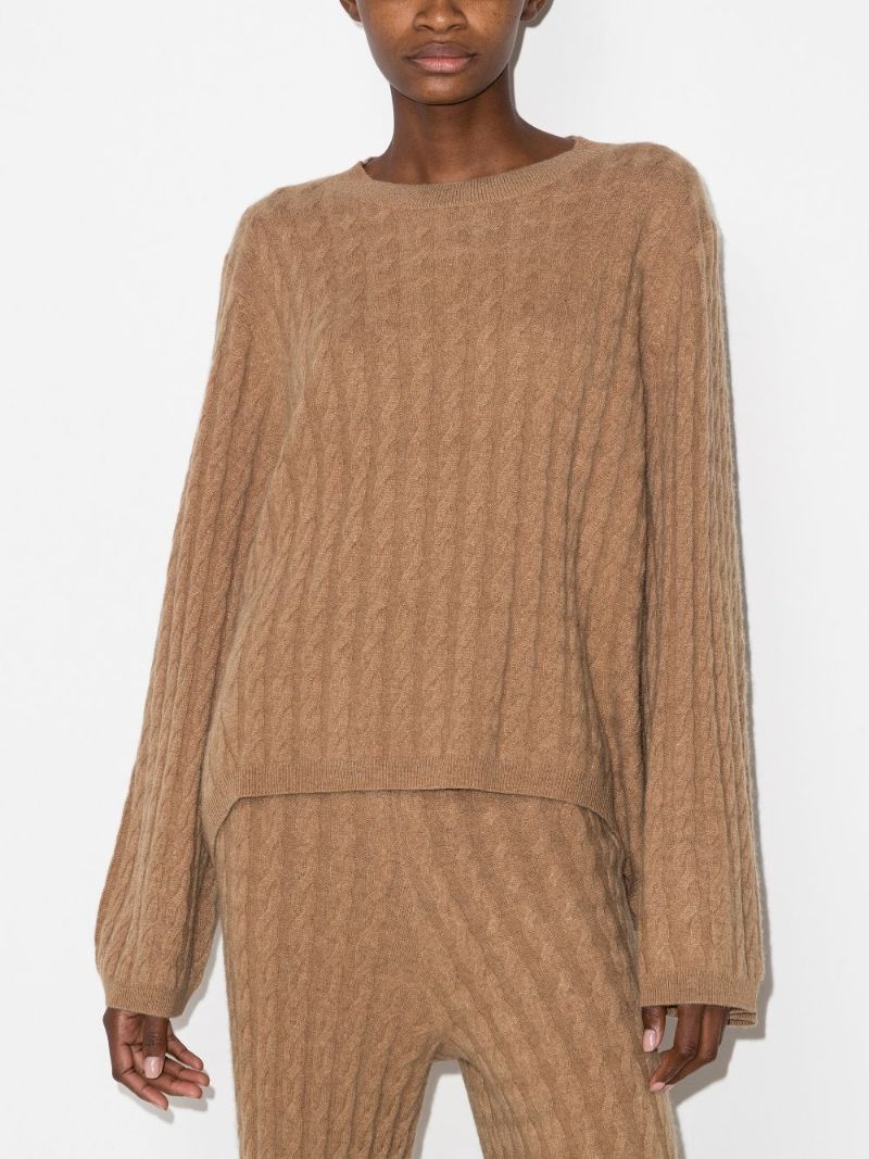 Cable Knit Cashmere Sweater