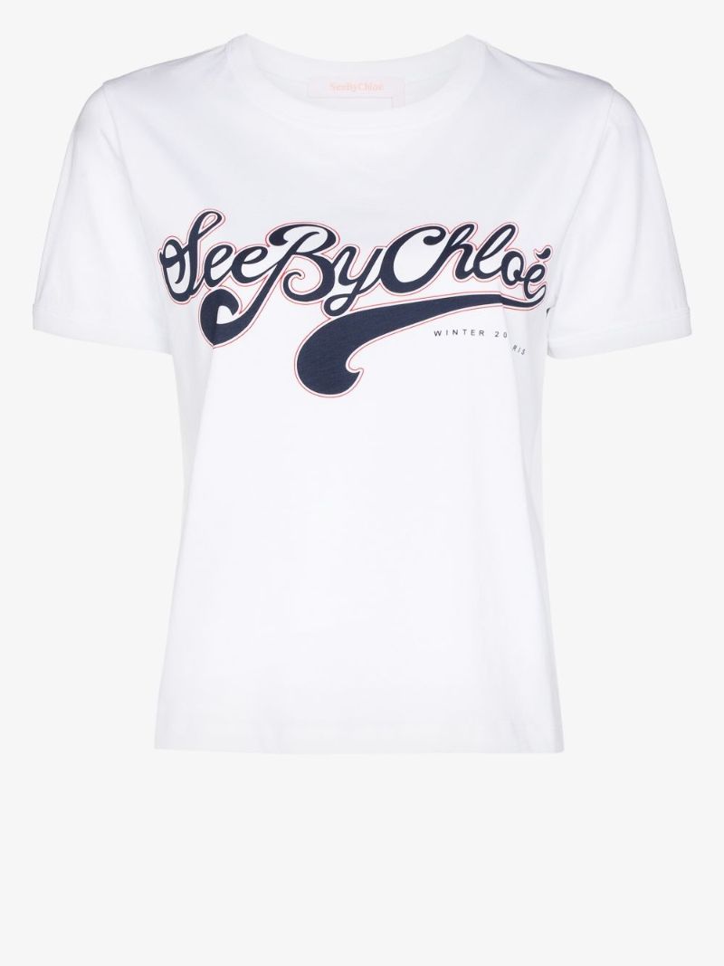 Logo Print Cotton T-shirt